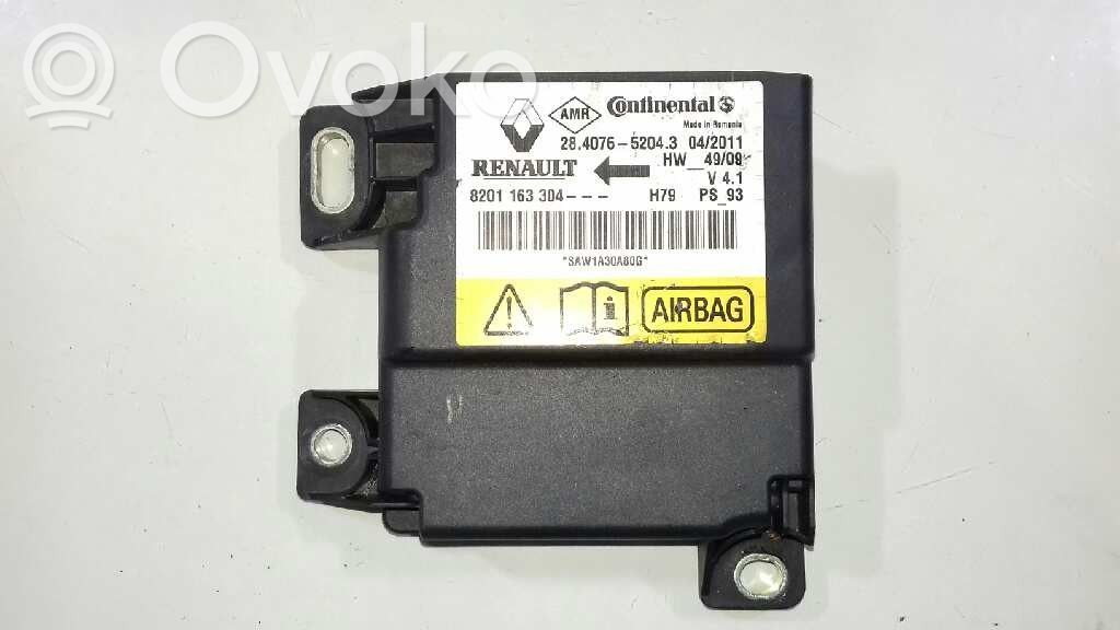 Airbag control unit/module   8201163304
