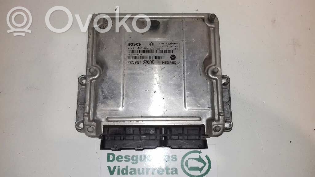 Engine control unit/module ECU   05094800AC,0281012999