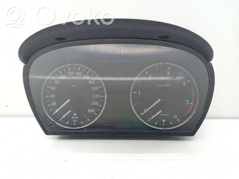 BMW 3 E90 E91 Spidometrs (instrumentu panelī) 