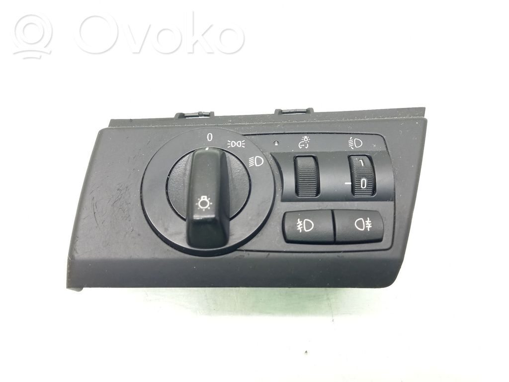 BMW X3 E83 Interruptor de control del panel de luces 