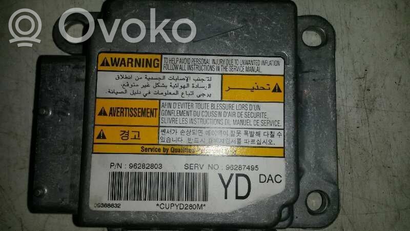 Centralina/modulo airbag   96287495,96282803