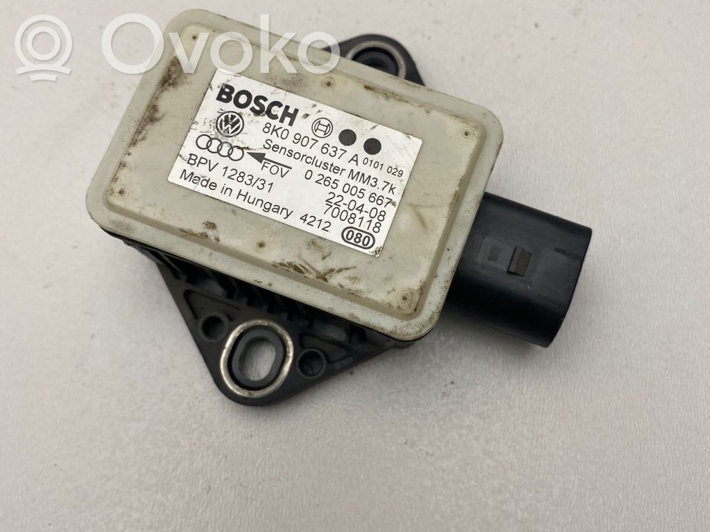 Audi A4 S4 B8 8K ESP acceleration yaw rate sensor 