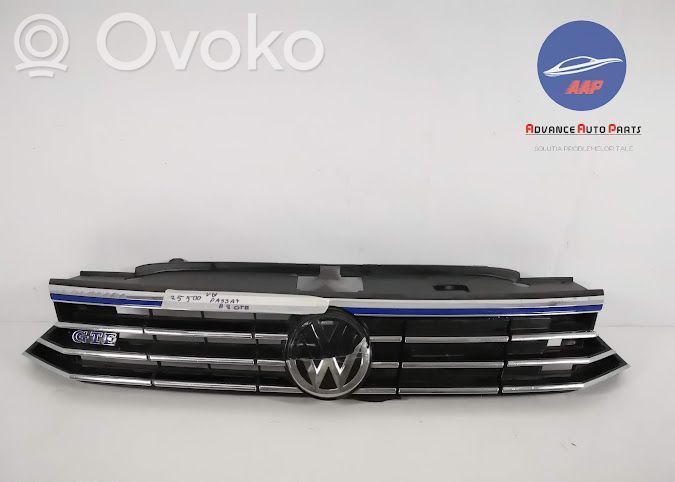 Volkswagen PASSAT B8 Maskownica / Grill / Atrapa górna chłodnicy 