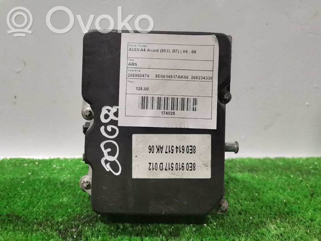 Audi A4 S4 B7 8E 8H Pompe ABS 
