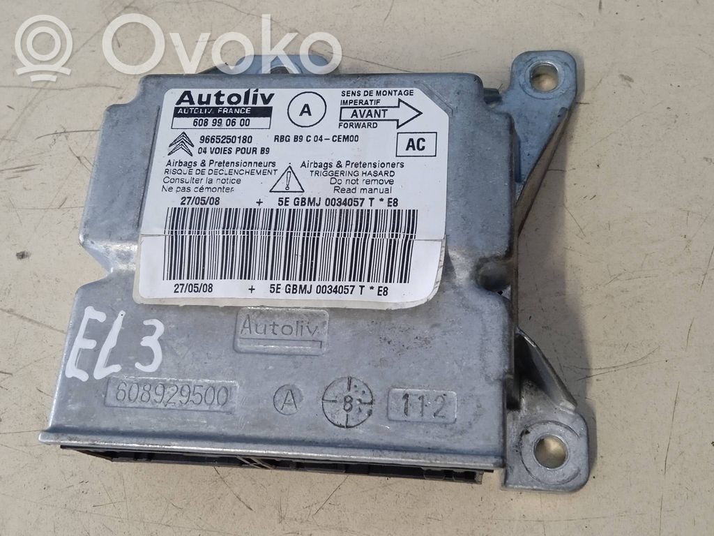 Citroen Berlingo Airbag control unit/module 