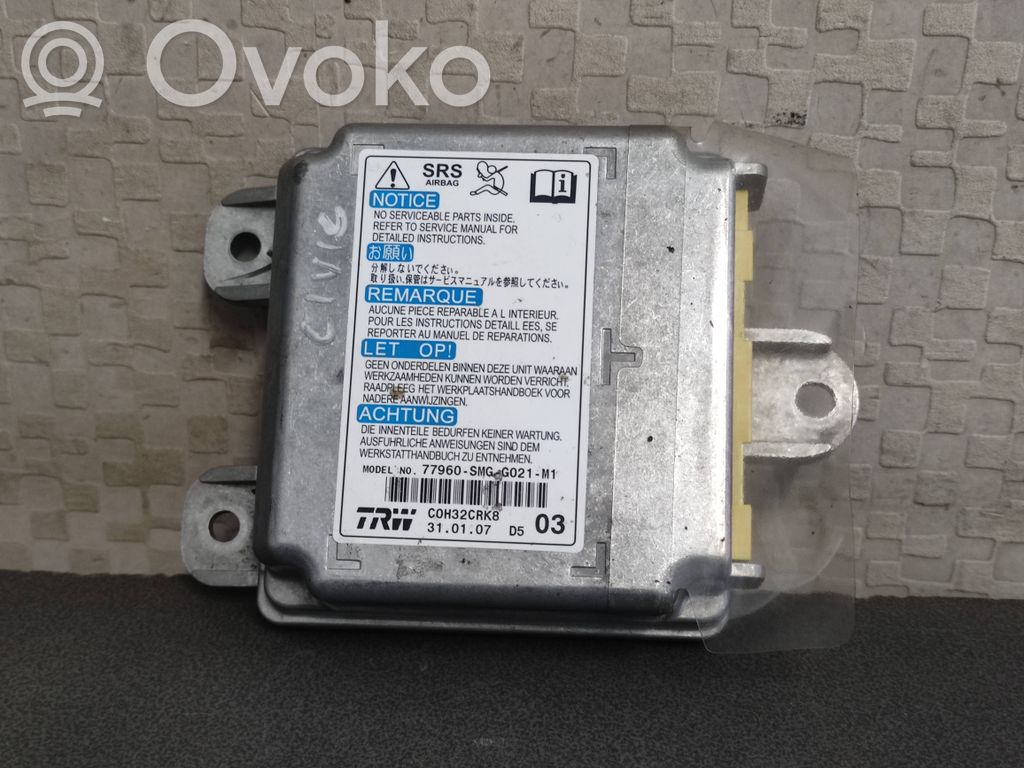 Honda Civic Unidad de control/módulo del Airbag 