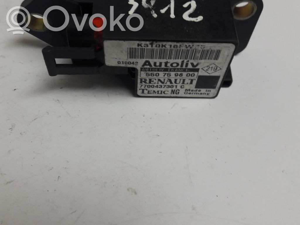 Renault Scenic I Czujnik uderzenia Airbag 