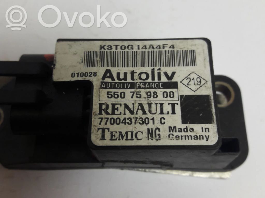 Renault Scenic I Czujnik uderzenia Airbag 