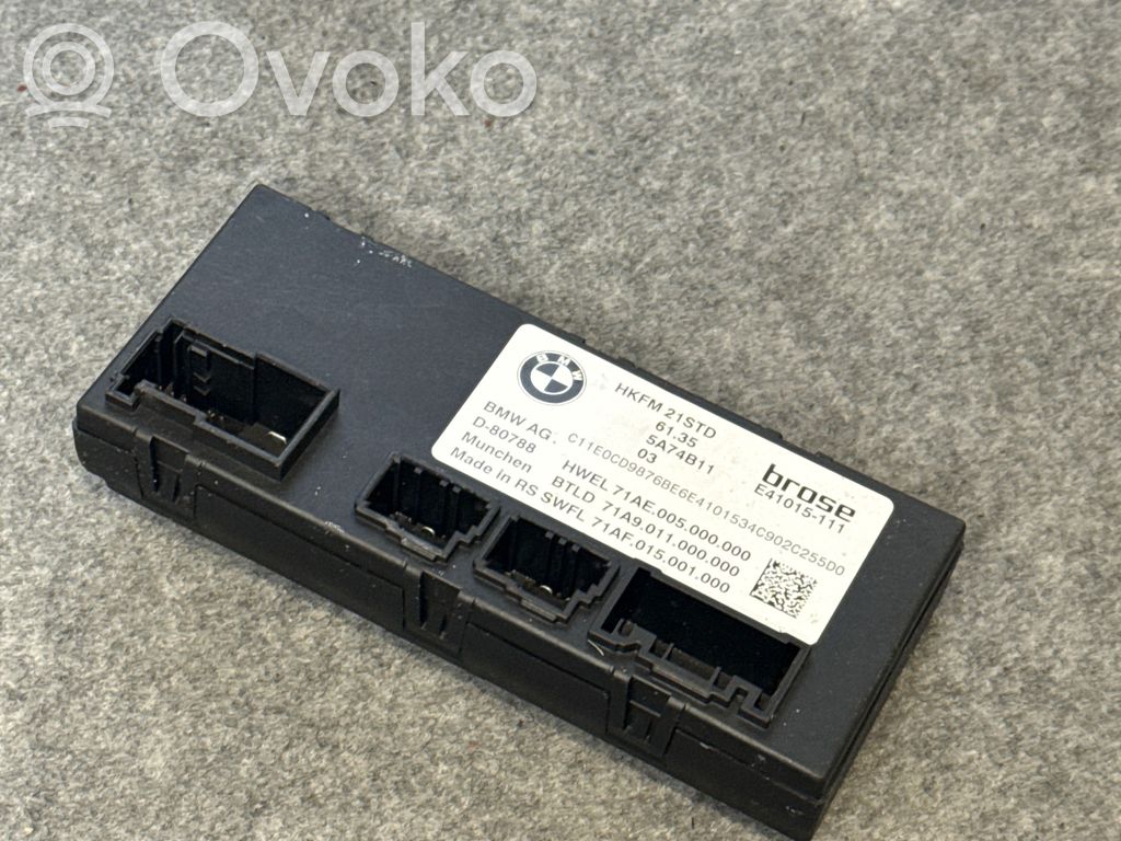 BMW X1 U11 Sterownik / Moduł elektrycznej klapy tylnej / bagażnika 