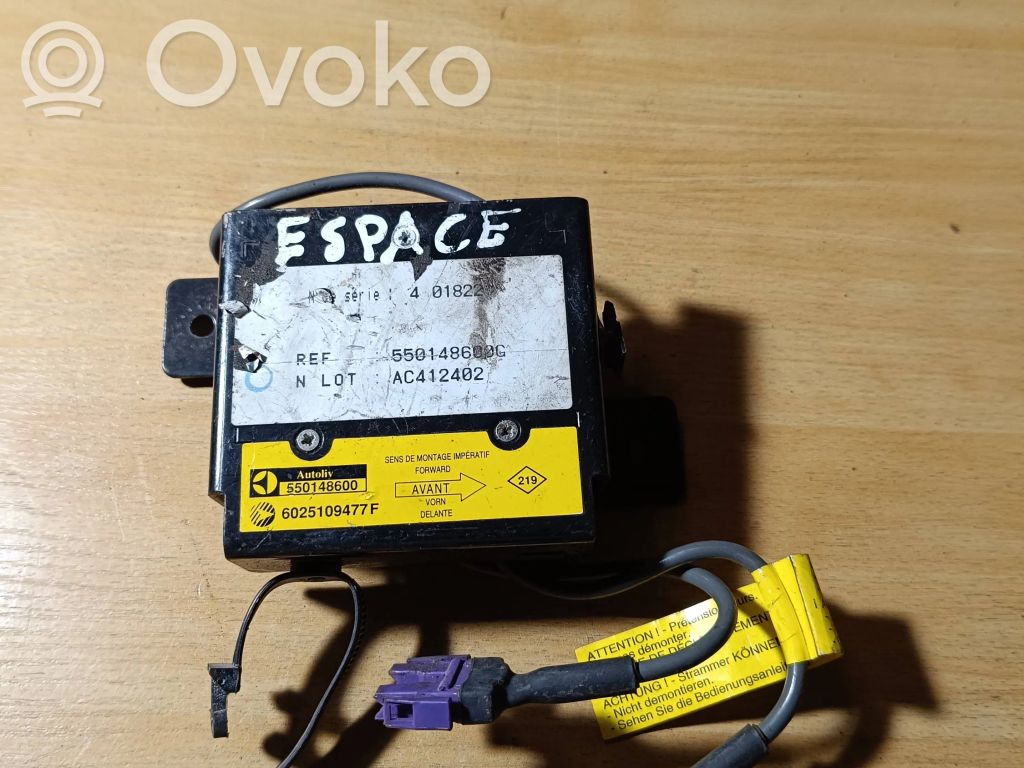 Renault Espace II Airbag control unit/module 