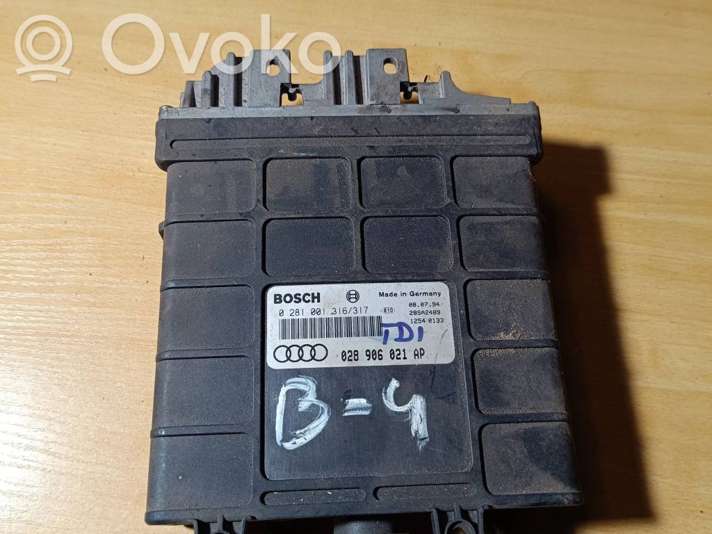 Engine control unit/module   028906021AP,28SA2489,0281001316