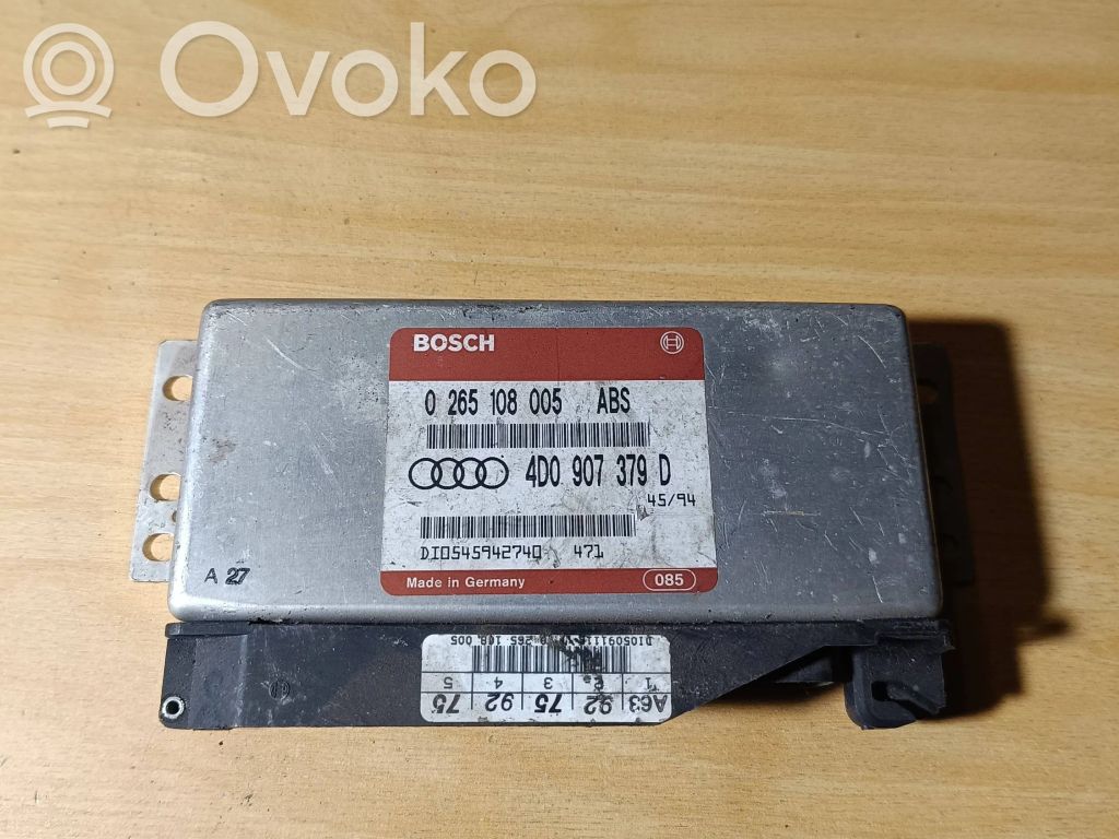Engine control unit/module   4D0907379D,0265108005,DT0545942740