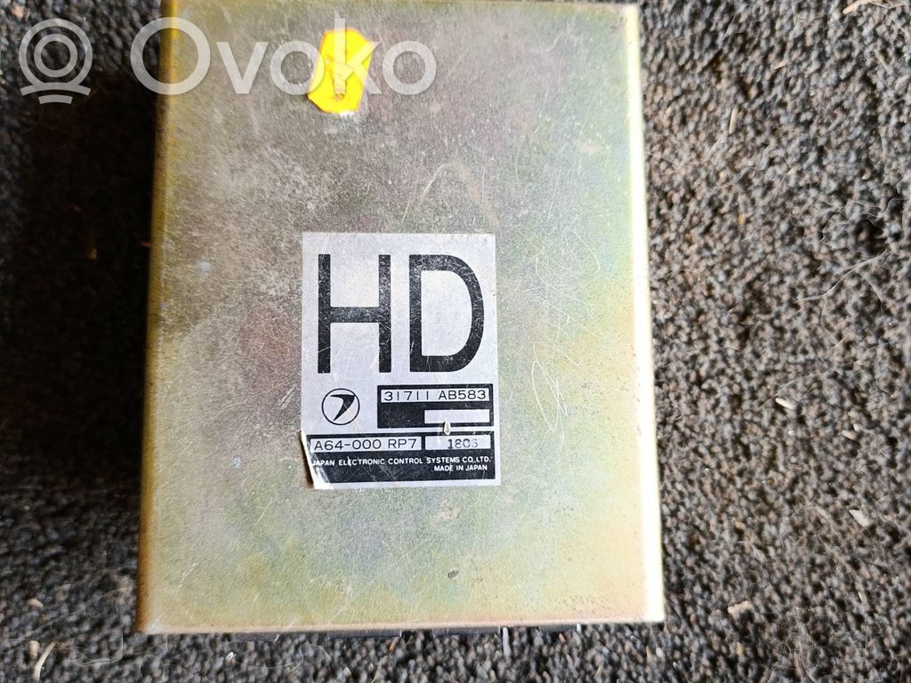 Engine control unit/module ECU   31711AB583,A64000RP7
