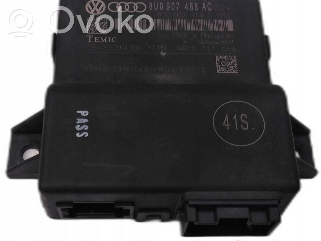 Audi Q3 8U Gateway control module 