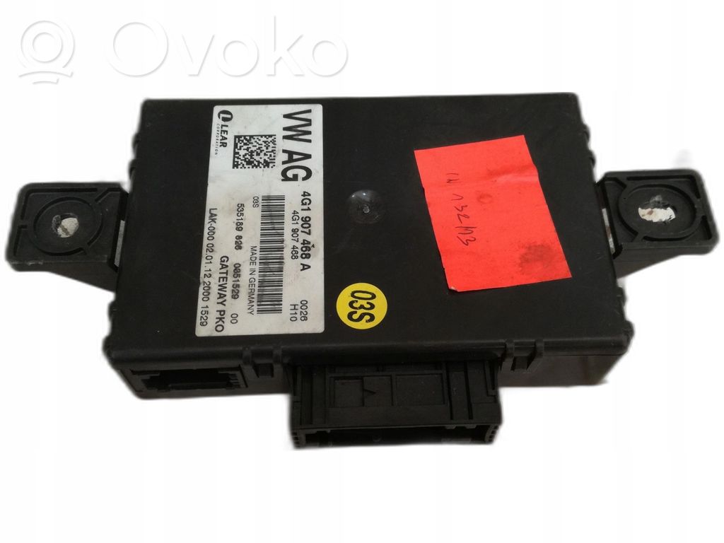Audi A6 S6 C7 4G Módulo de control Gateway 