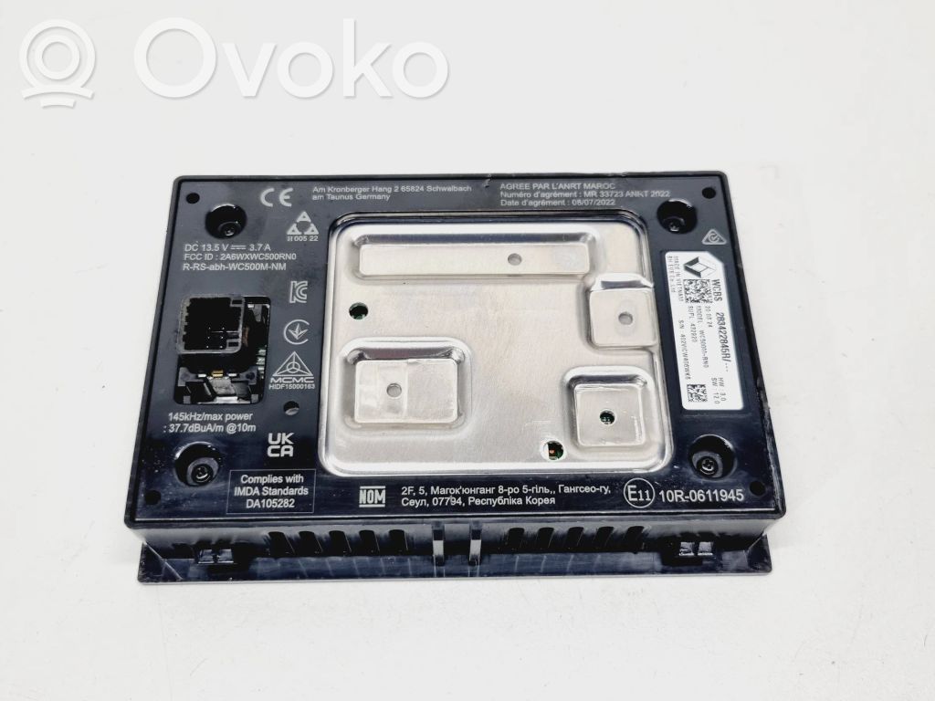 Renault Clio V Wireless charging module 
