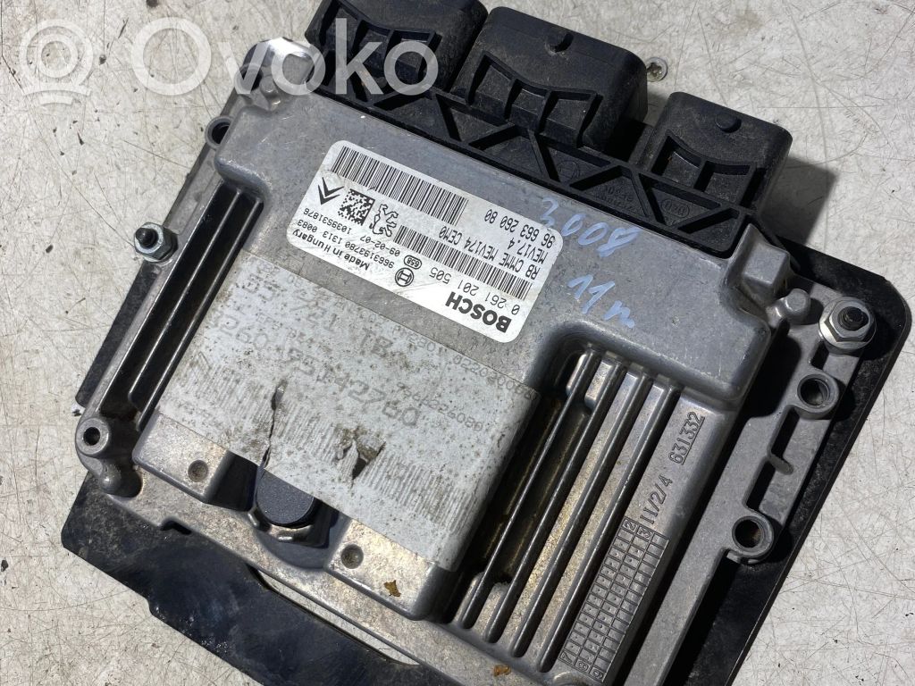 Peugeot 3008 I Engine control unit/module 