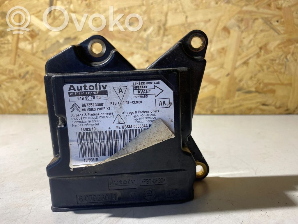 Citroen C5 Airbag control unit/module 