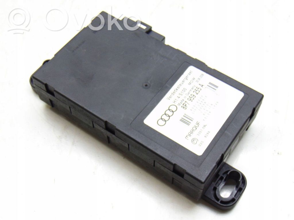 Audi A3 S3 8P Isolation phonique du toit 