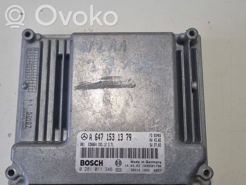 Mercedes-Benz E W211 Engine control unit/module 
