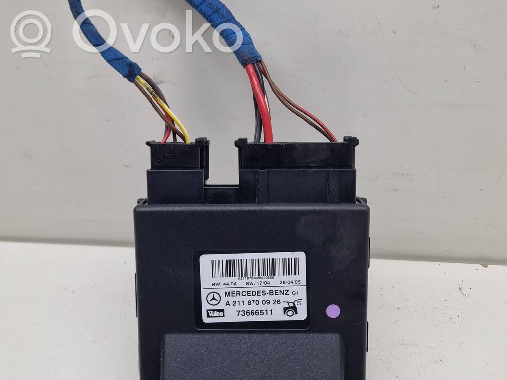 Mercedes-Benz E W211 Tailgate/trunk control unit/module 