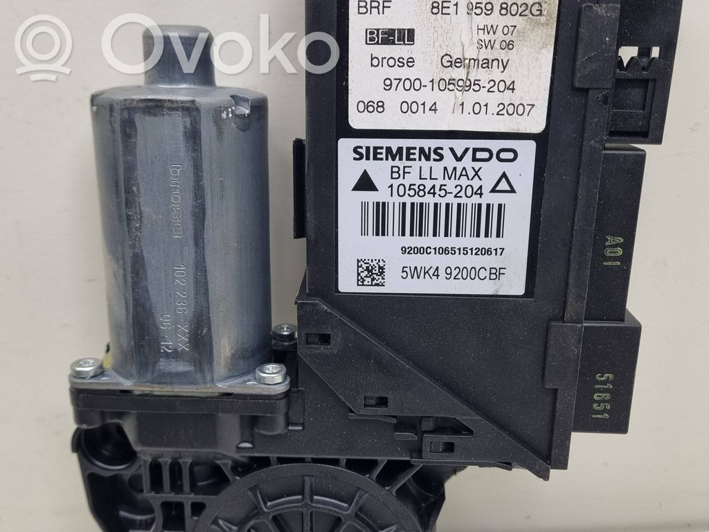 Audi A4 S4 B7 8E 8H Silnik regulatora szyby drzwi przednich 