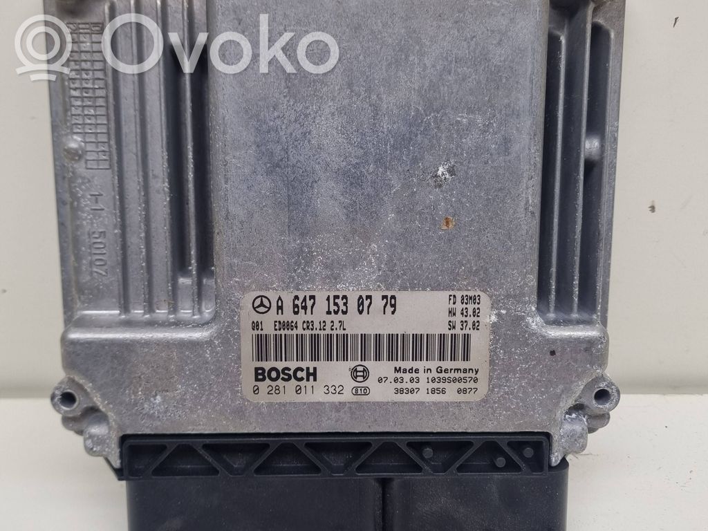 Mercedes-Benz E W211 Engine control unit/module 