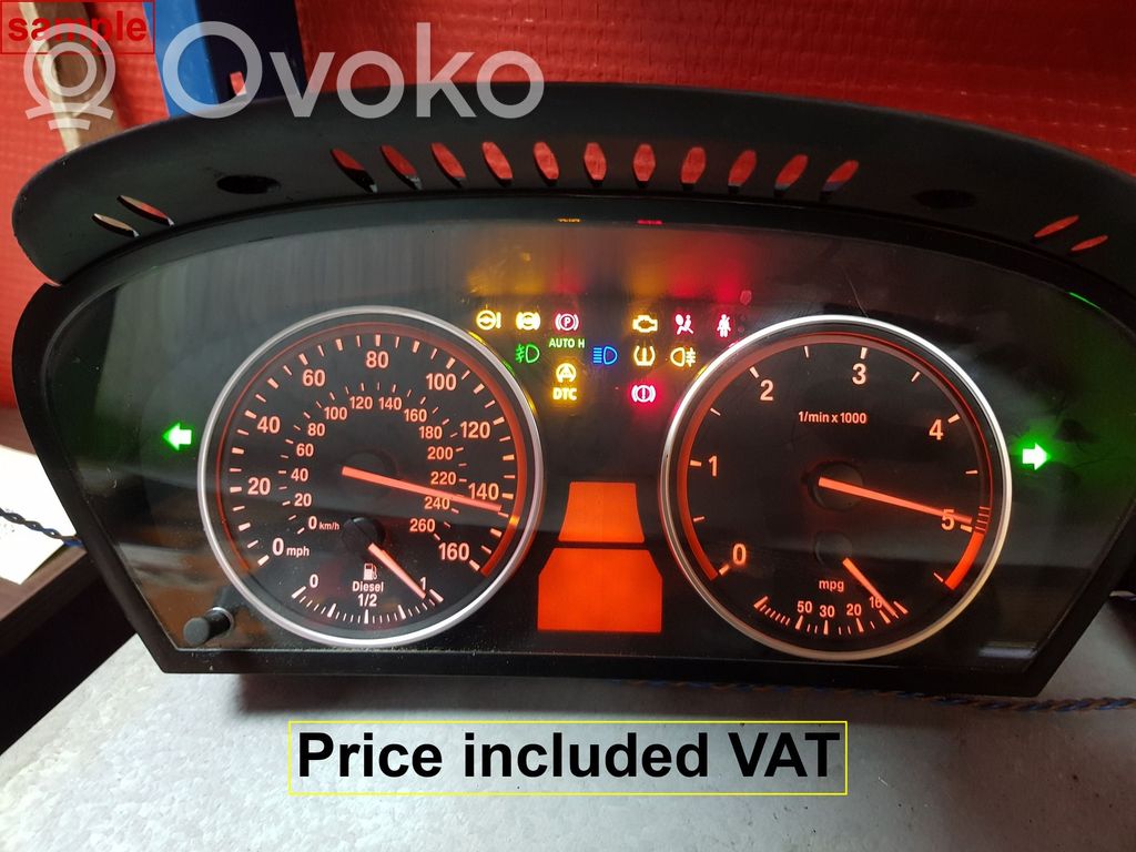 BMW X5 E70 Speedometer (instrument cluster) 