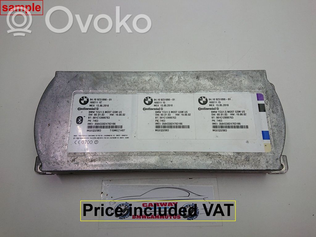 BMW 5 E60 E61 Bluetooth control unit module 