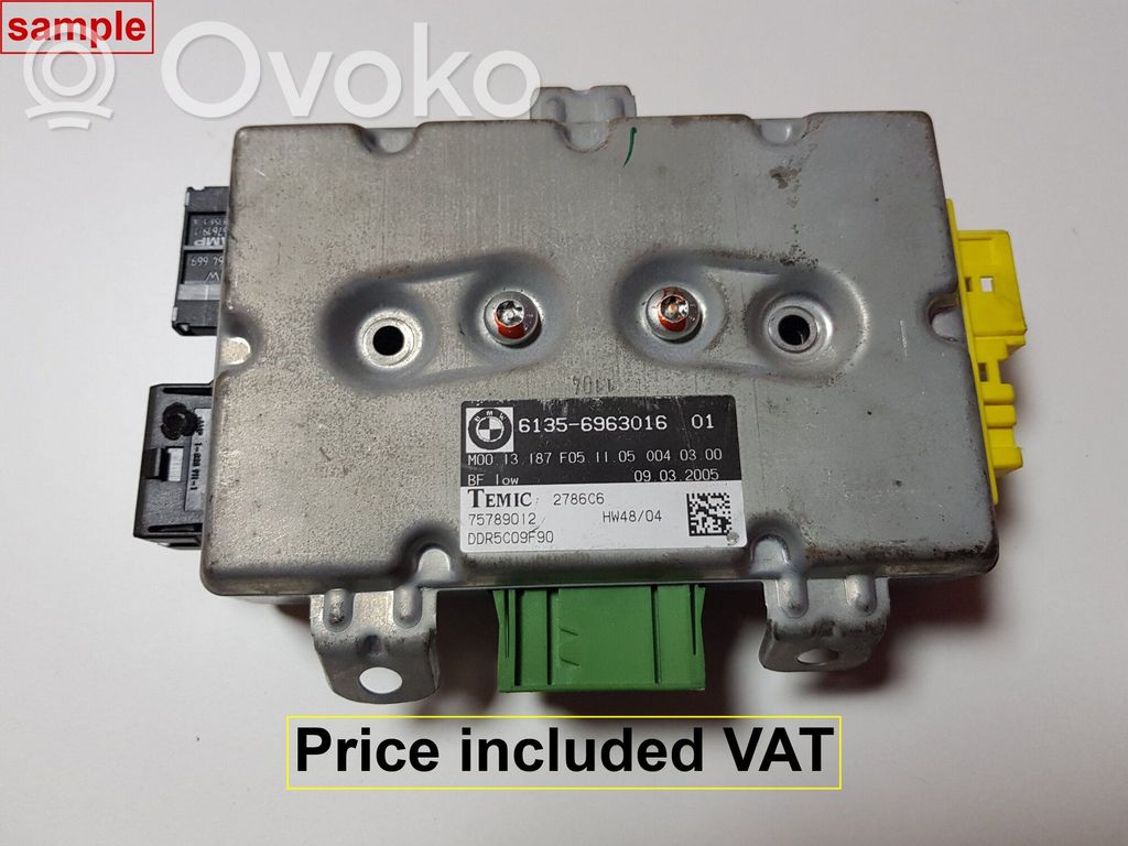 Unité de commande module de porte   61359110846,9110846,61356963016,6933484,6941430,6944501,6945147,6948690,6952984,6957760,6963014,6963016,6976154,9110846