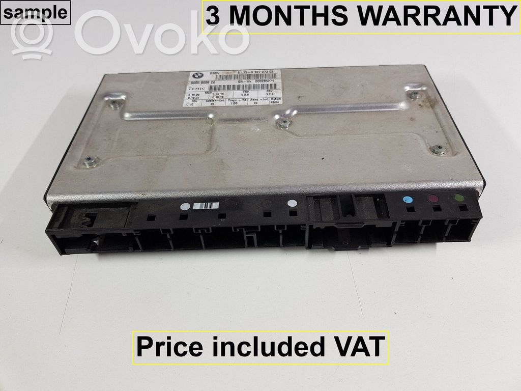 BMW 7 E65 E66 Seat control module 