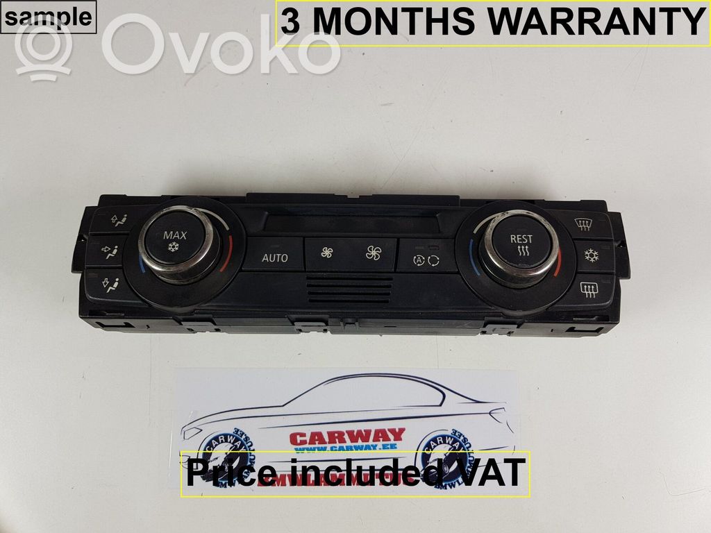 BMW 3 E92 E93 Climate control unit 