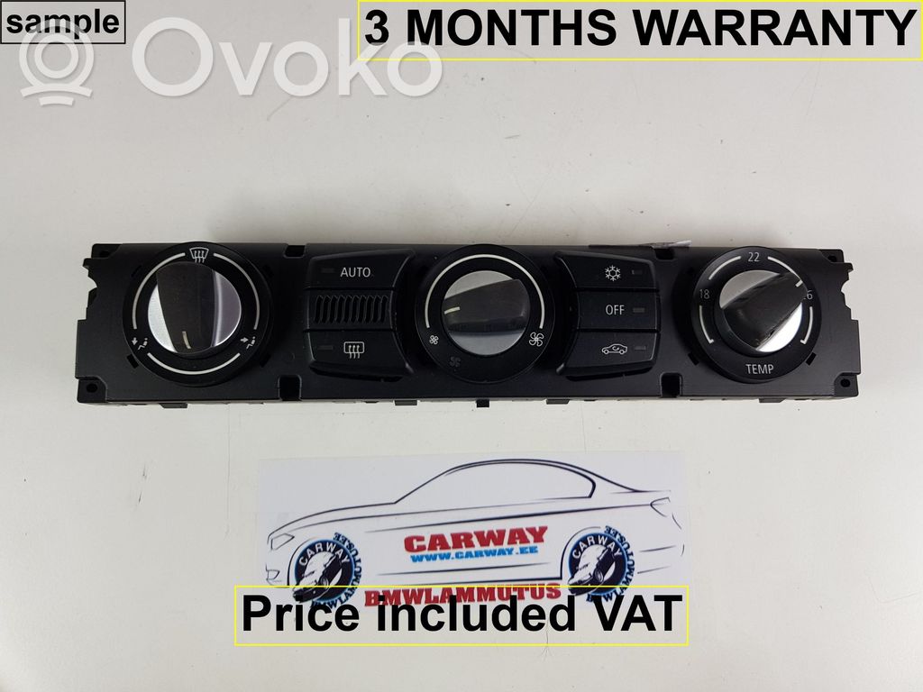 BMW 5 E60 E61 Climate control unit 