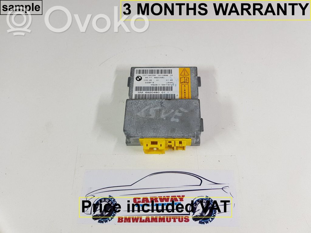 BMW 7 E65 E66 Airbag control unit/module 