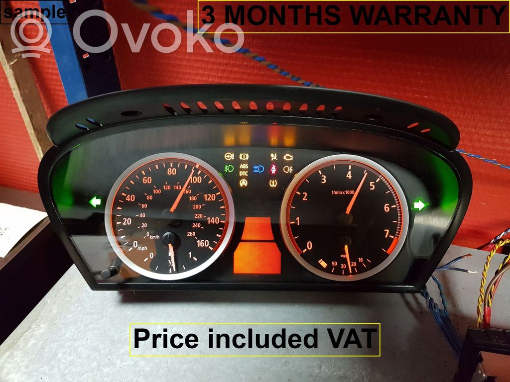 BMW 5 E60 E61 Speedometer (instrument cluster) 