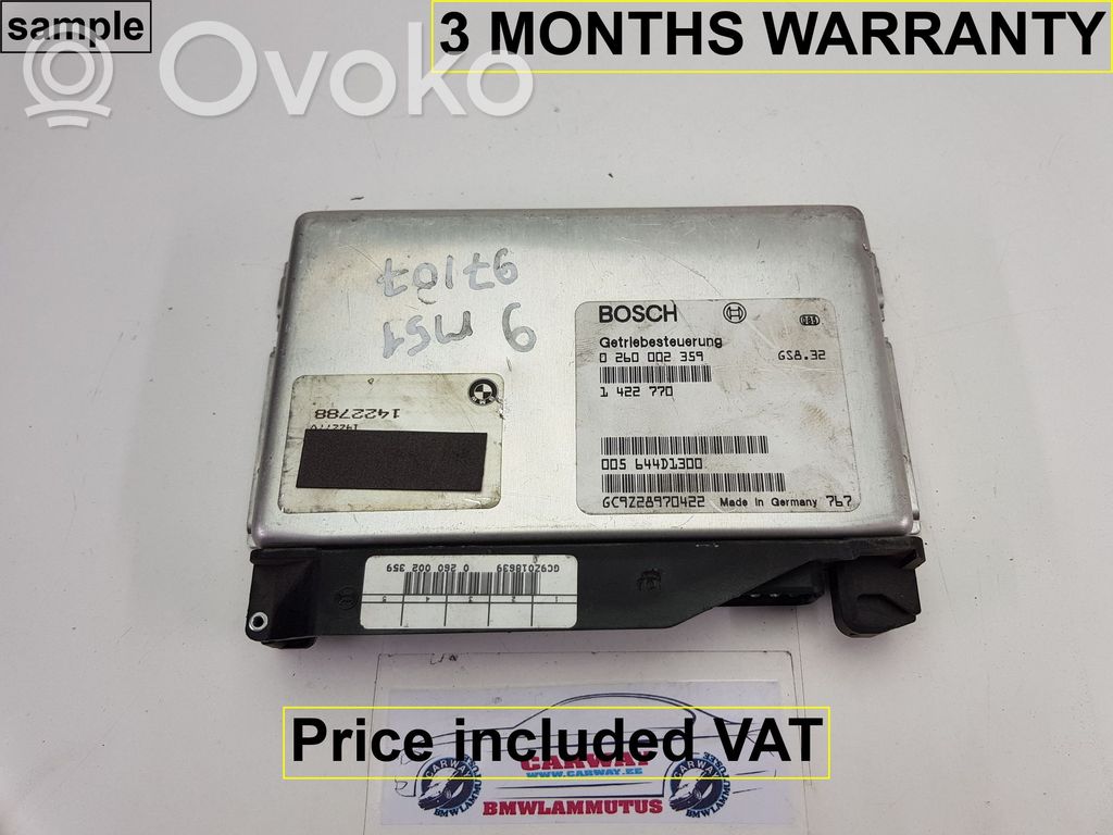 BMW 5 E39 Unitate/modul de control cutie de viteze 