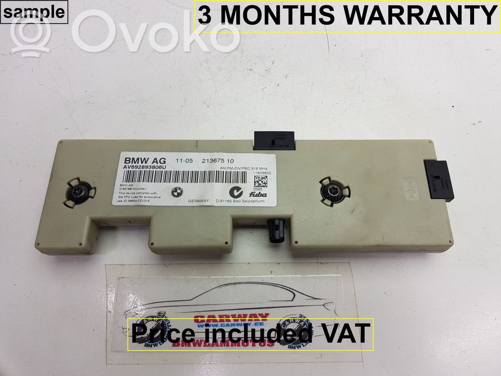 BMW 3 E90 E91 Antenas pastiprinātājs 