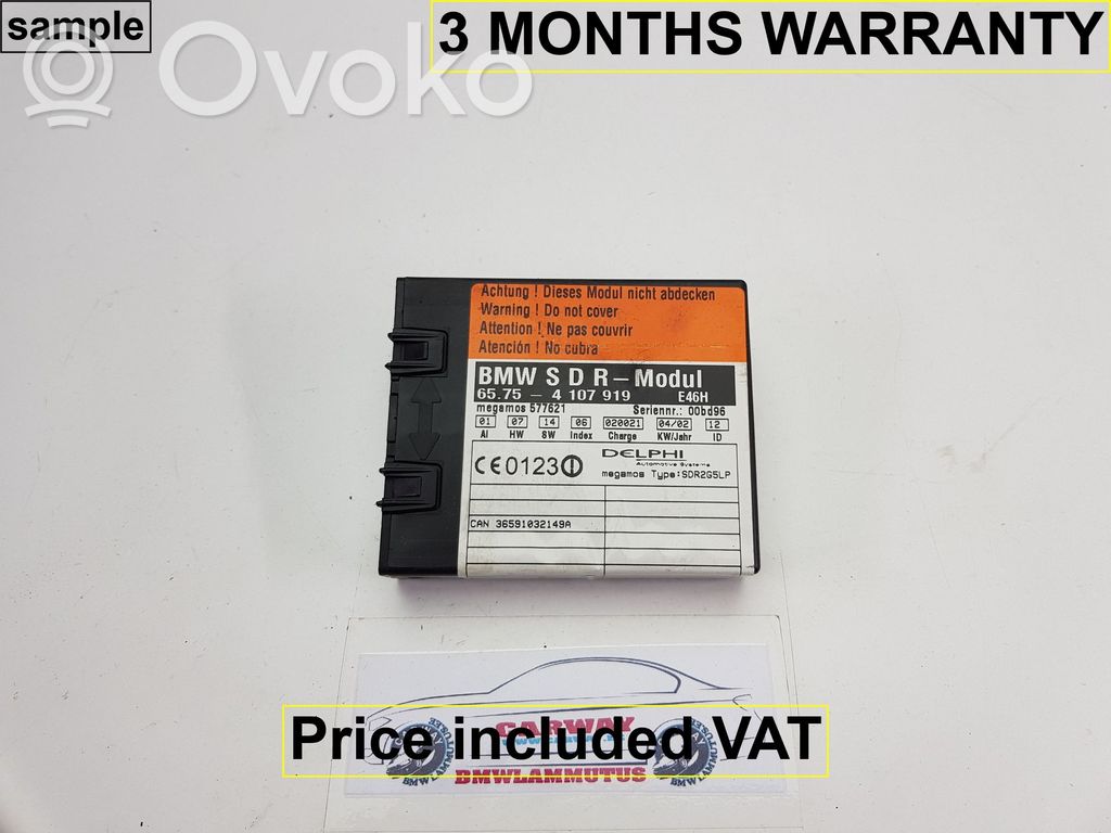 BMW 3 E46 Alarm control unit/module 