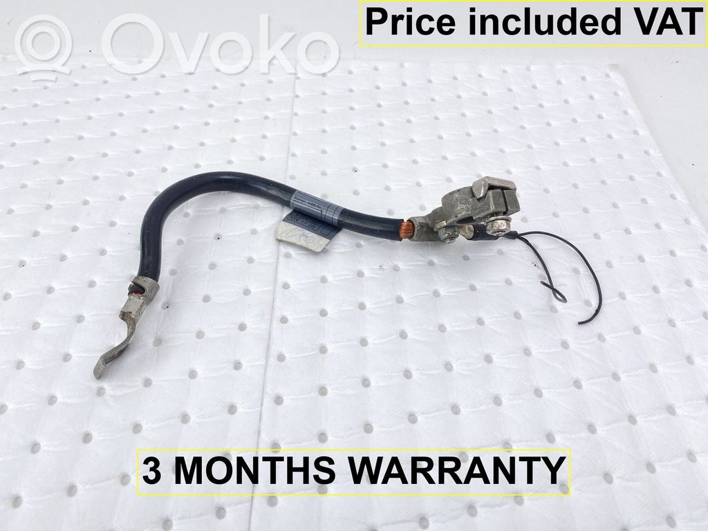 BMW 7 E65 E66 Negative earth cable (battery) 