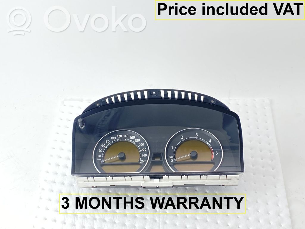 BMW 7 E65 E66 Speedometer (instrument cluster) 