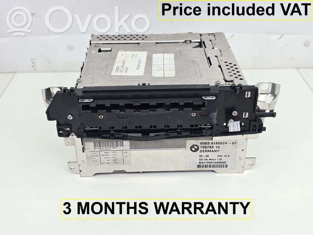 BMW 5 E60 E61 Unité principale radio / CD / DVD / GPS 