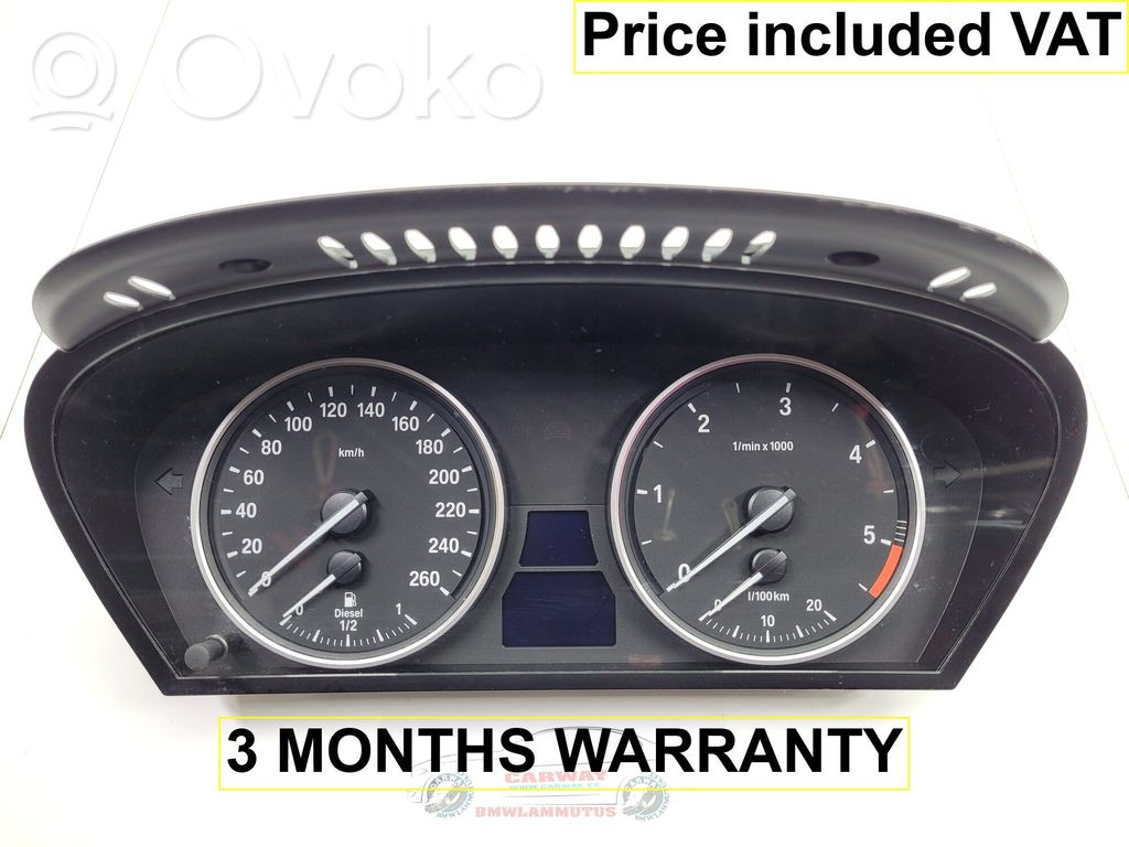 BMW 5 E60 E61 Nopeusmittari (mittaristo) 