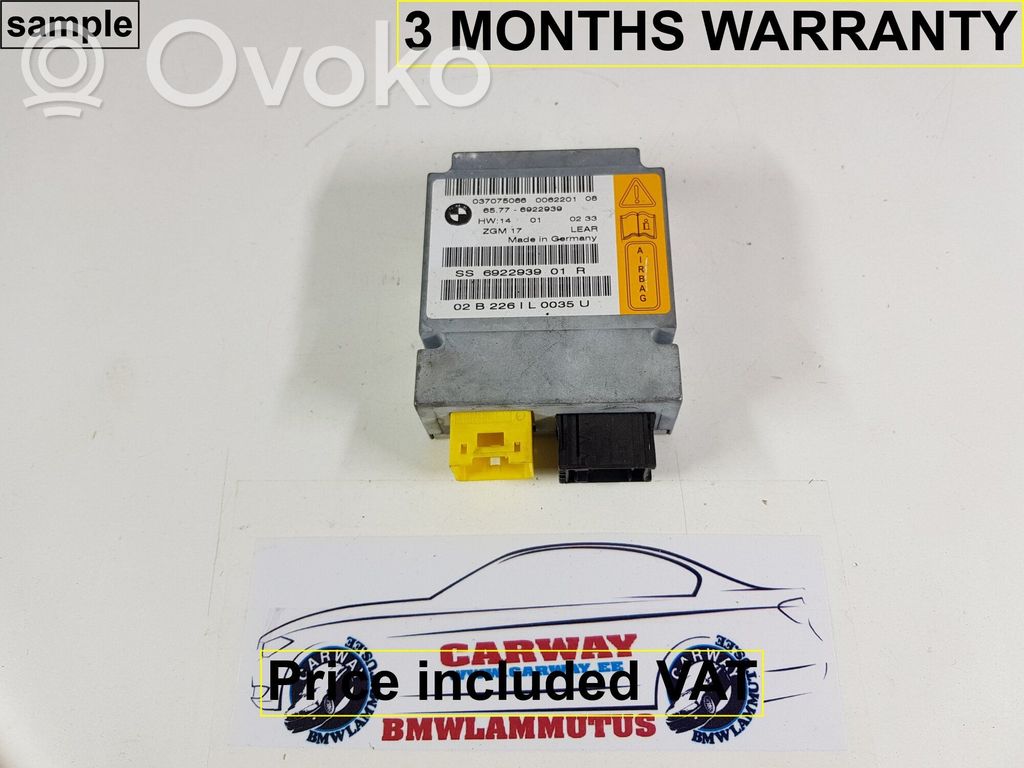 BMW 7 E65 E66 Central body control module 