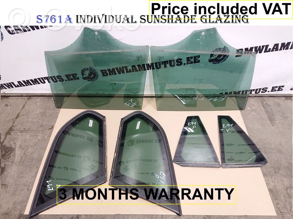 BMW 3 E90 E91 Side middle window/glass 