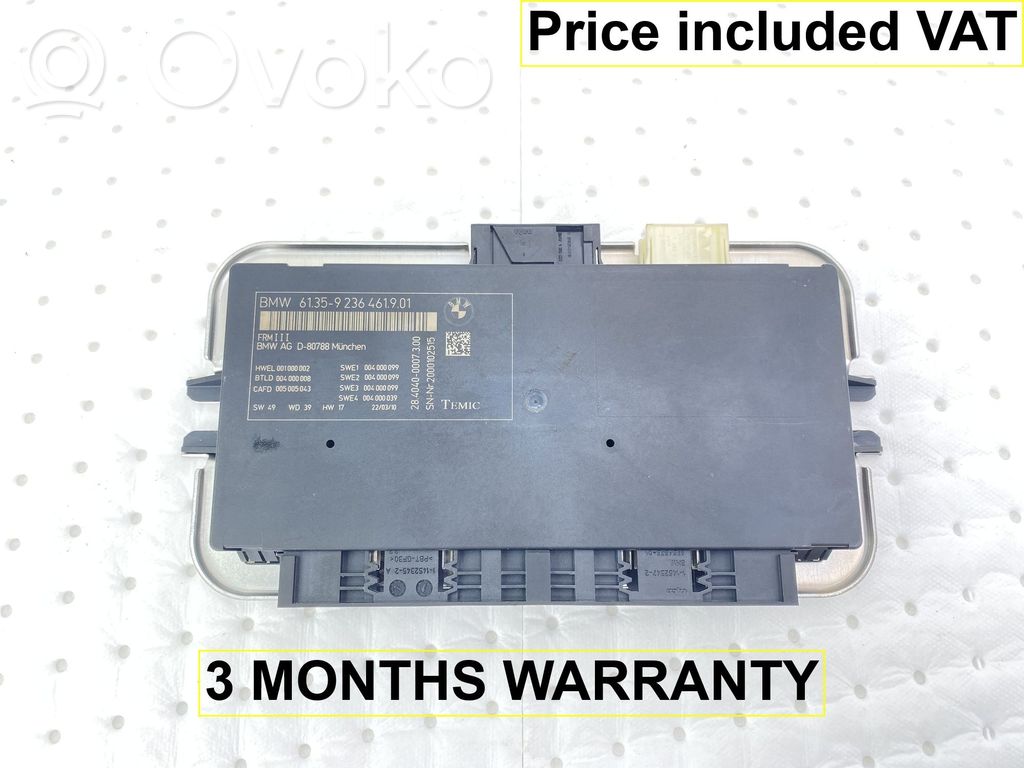 BMW 7 F01 F02 F03 F04 Sterownik / Moduł świateł LCM 
