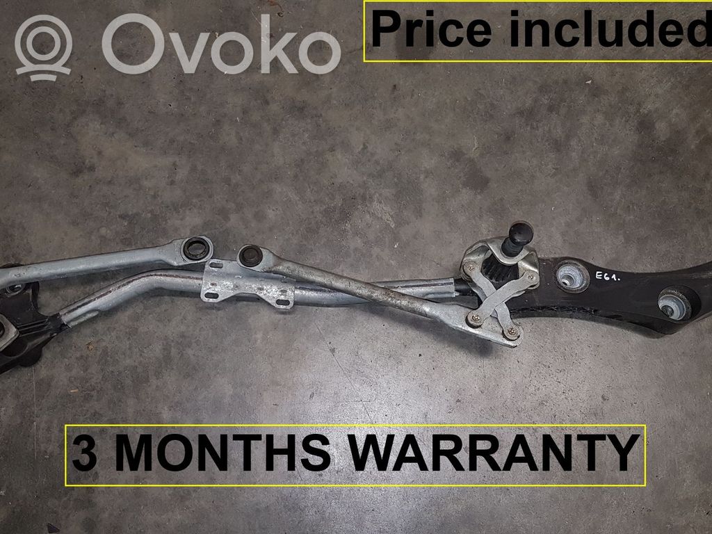 BMW 5 E60 E61 Tiranti del tergicristallo anteriore 