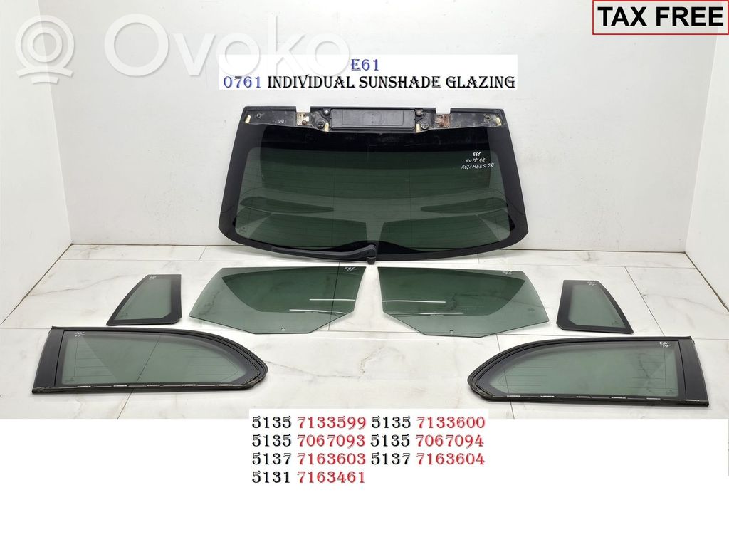 BMW 5 E60 E61 Rear glass trim 