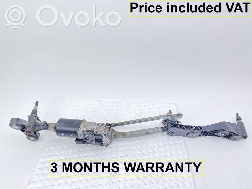 BMW 5 E60 E61 Tiranti e motorino del tergicristallo anteriore 