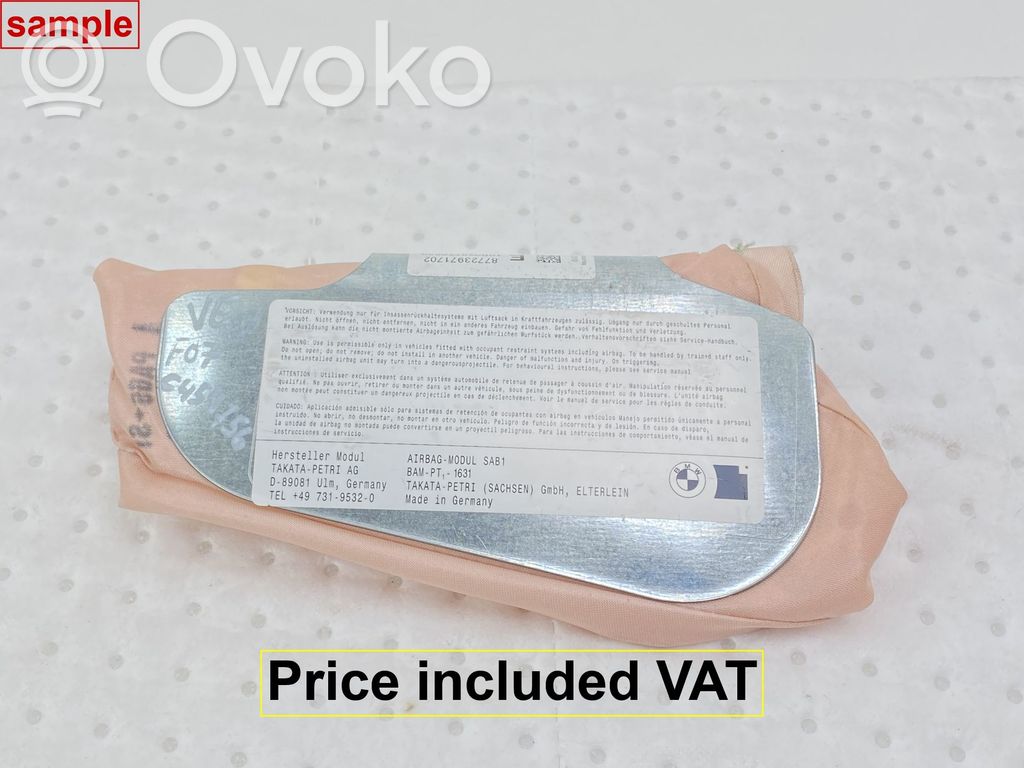 BMW 7 F01 F02 F03 F04 Poduszki powietrzne Airbag / Komplet 