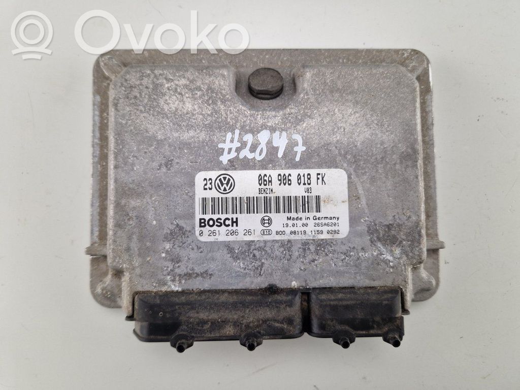 Engine control unit/module   0261206261,06A906018FK